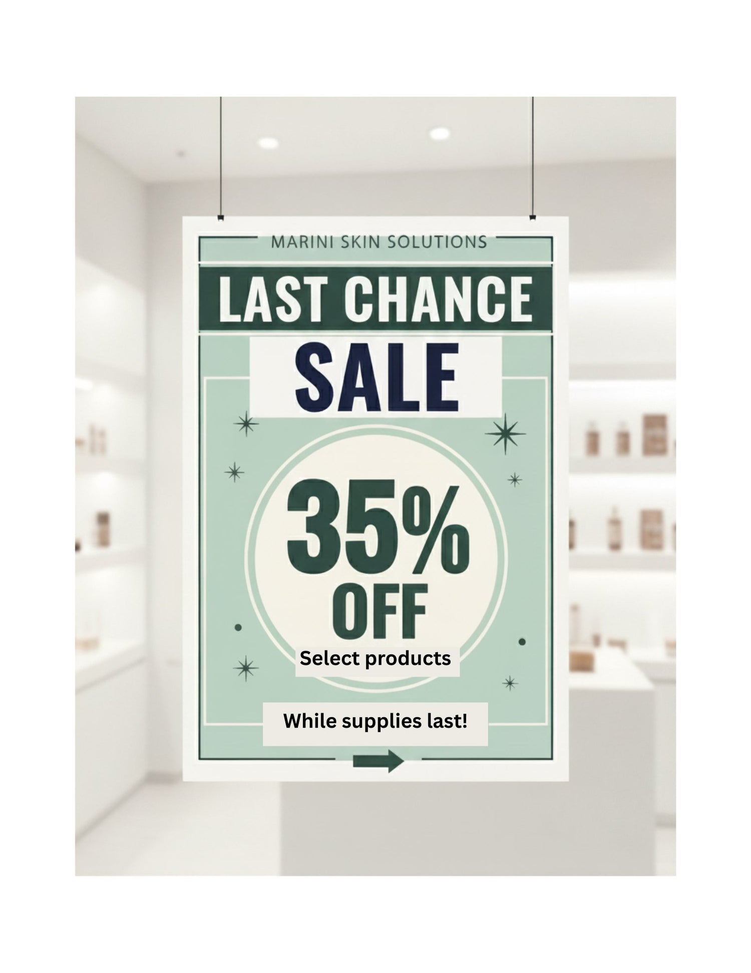 LAST CHANCE SALE 35% OFF
