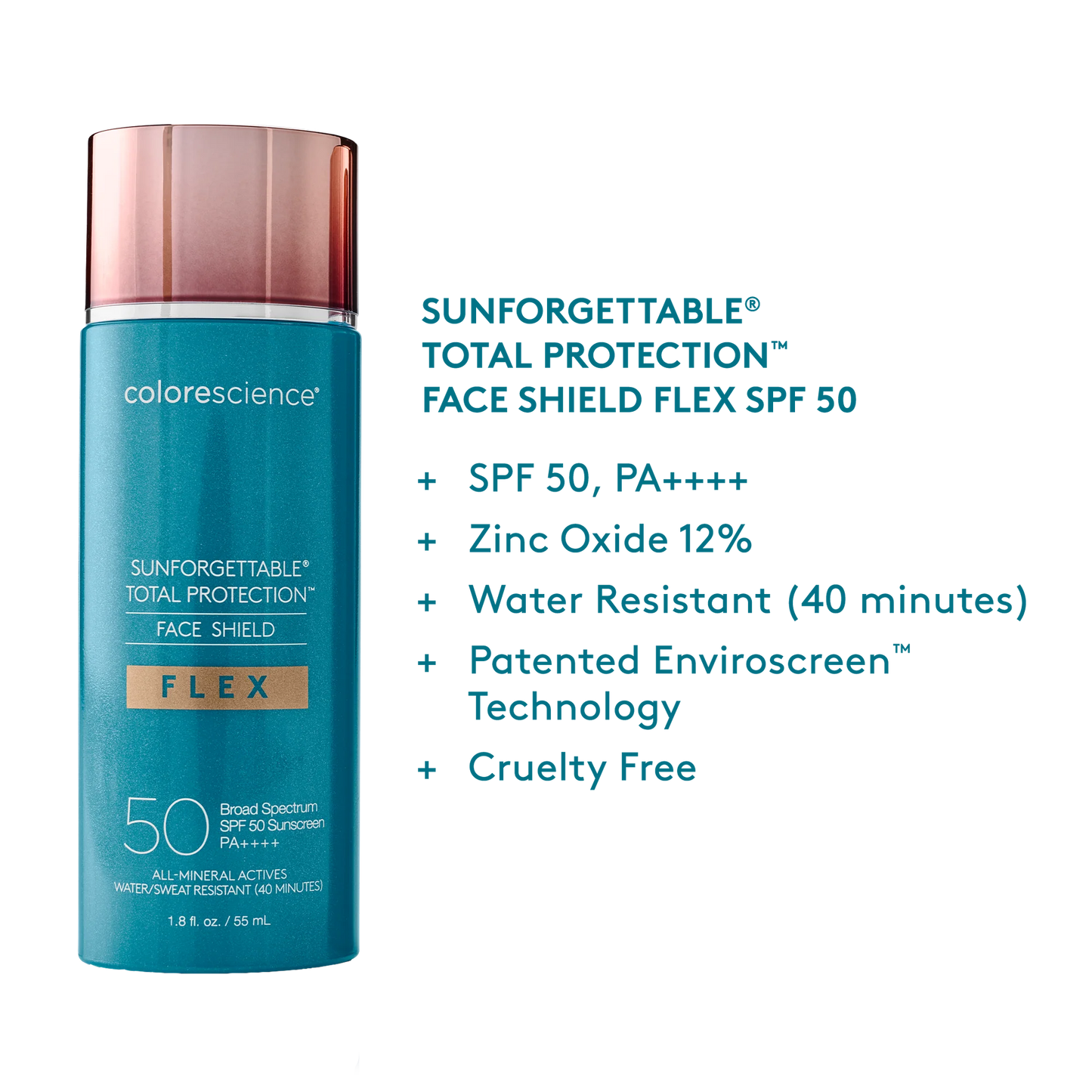 Sunforgettable Total Protection Face Shield Flex SPF50 - Light