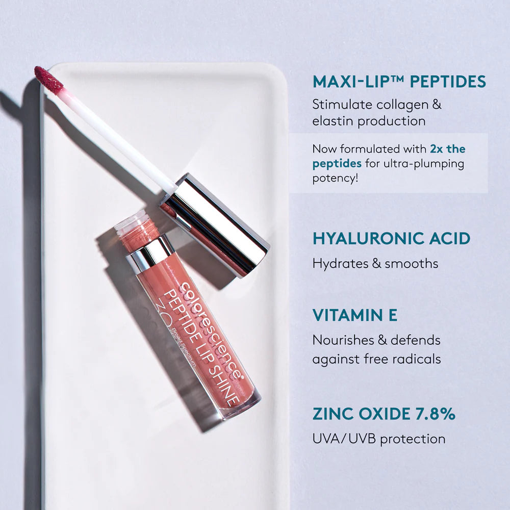 Peptide Lip Shine SPF35 - CORAL